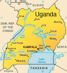 Tiny Map of Uganda