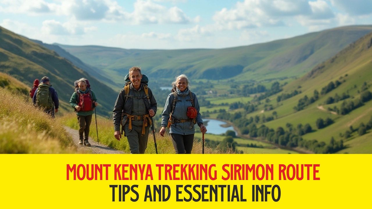 mount kenya trekking sirimon route