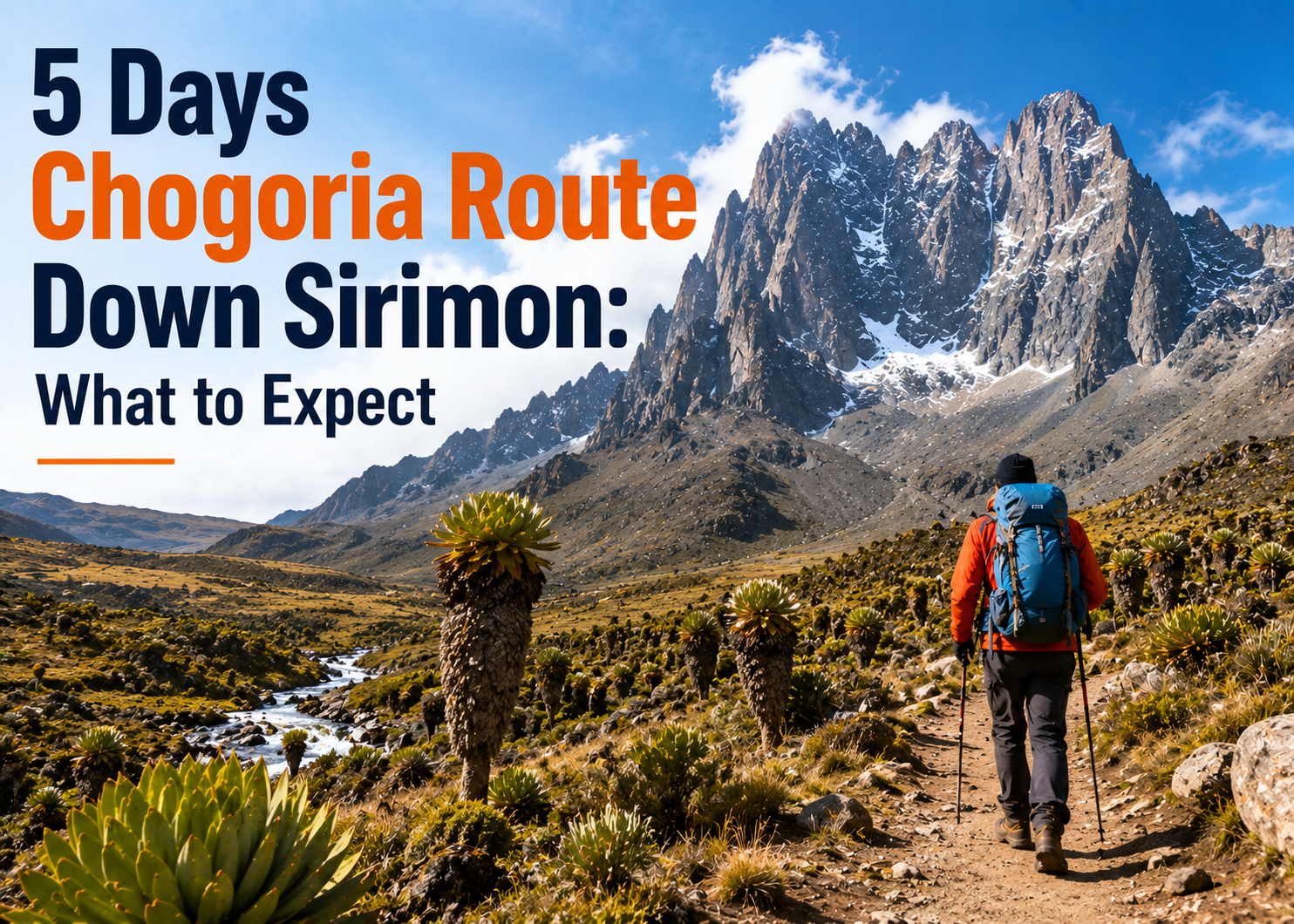 5 Days Chogoria Route Down Sirimon