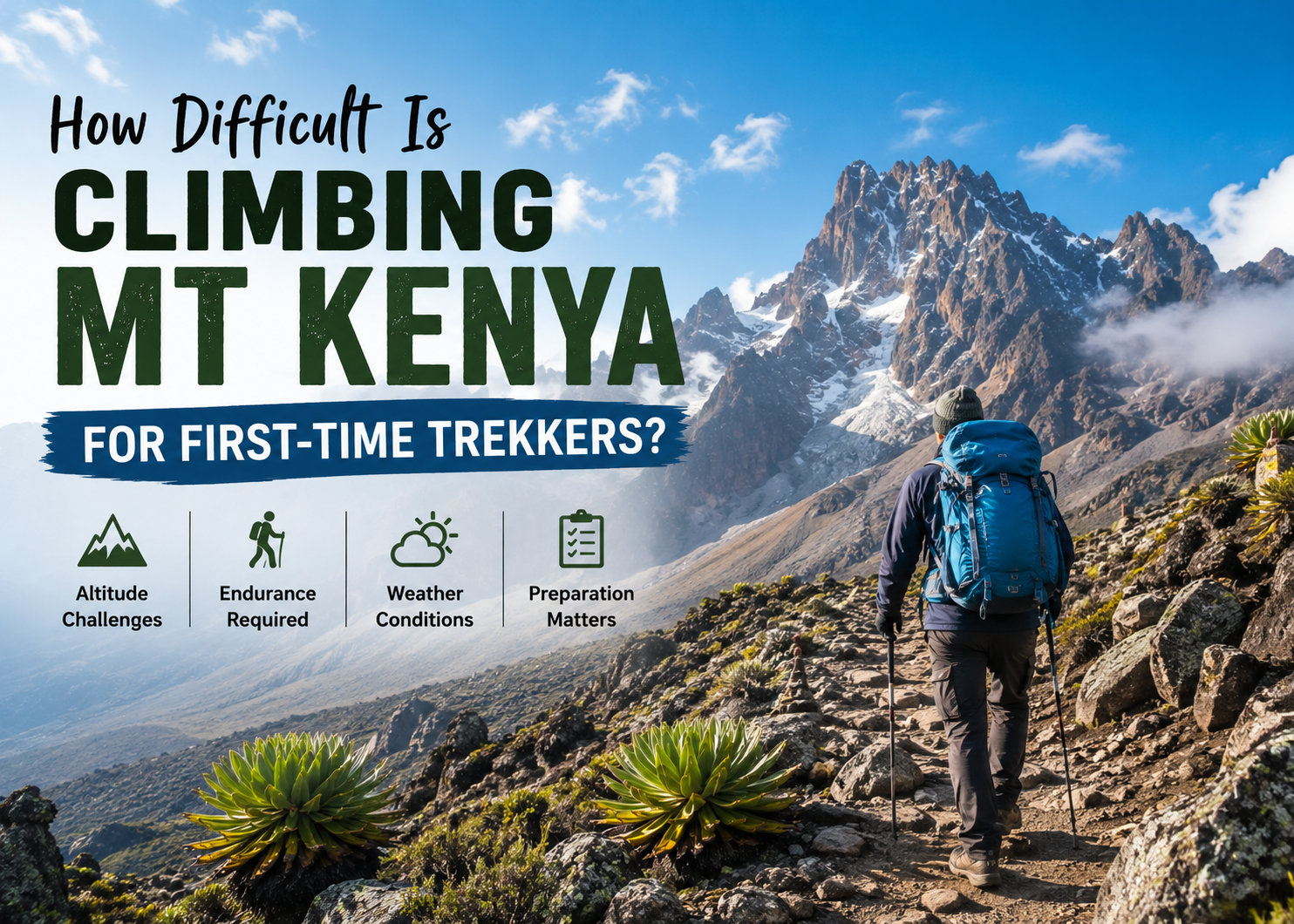 Climbing Mt Kenya