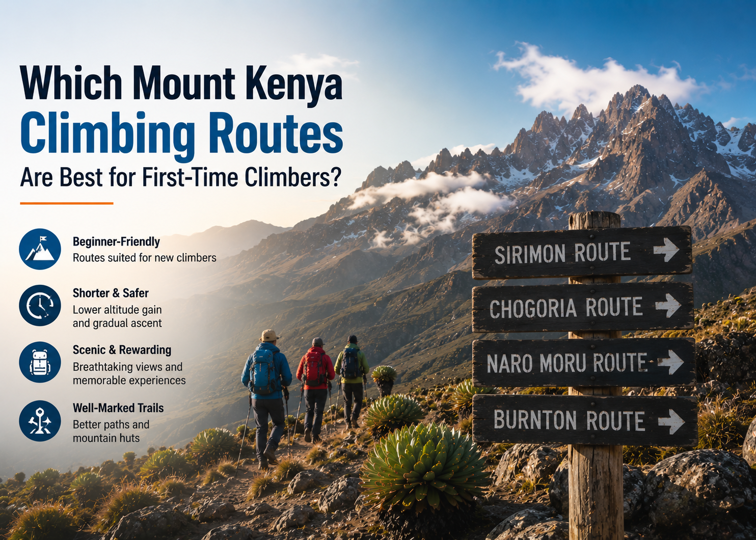 Mount Kenya Climbing Routes